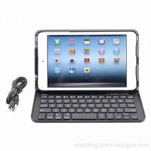 New iPad Mini Bluetooth Keyboard with Slidable Case Stand